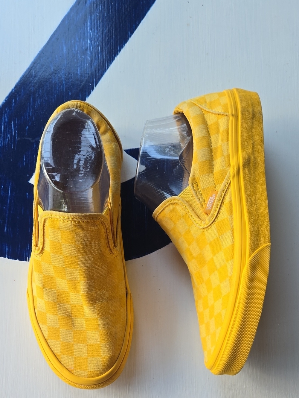 Vans Classic Slip-on In Spectra Yellow Check